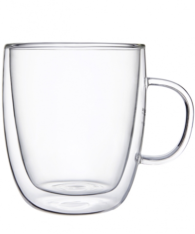 MUG DOUBLE PAROI GRIS- 270 ML – Table Melody