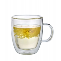 Infuseur en verre perforé + Mug Double Paroi GreenMa