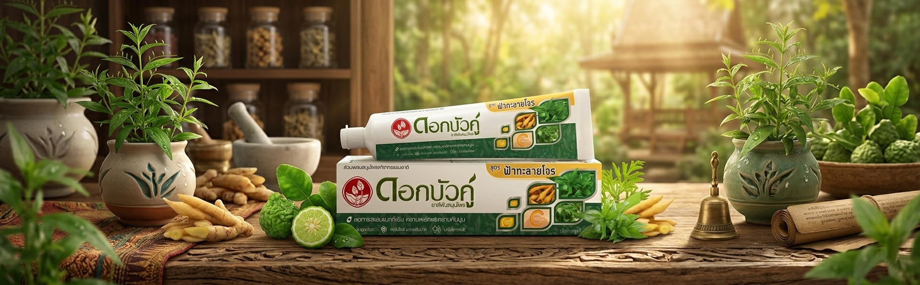 Dentifrice Andrographis aux plantes de Thaïlande