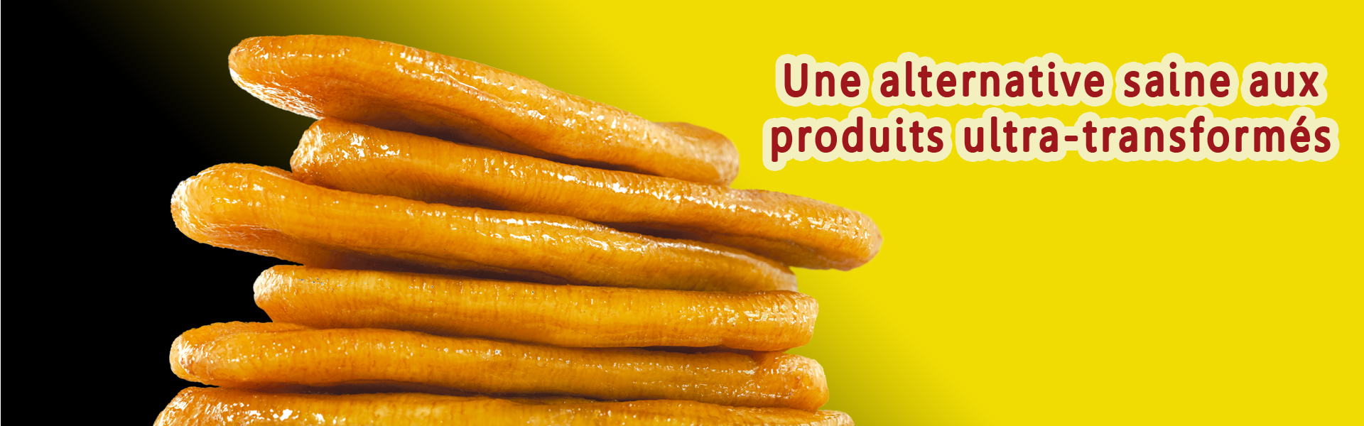 Bananes séchées KoueyNamWa : une alternative saine aux produits ultra-transformés.