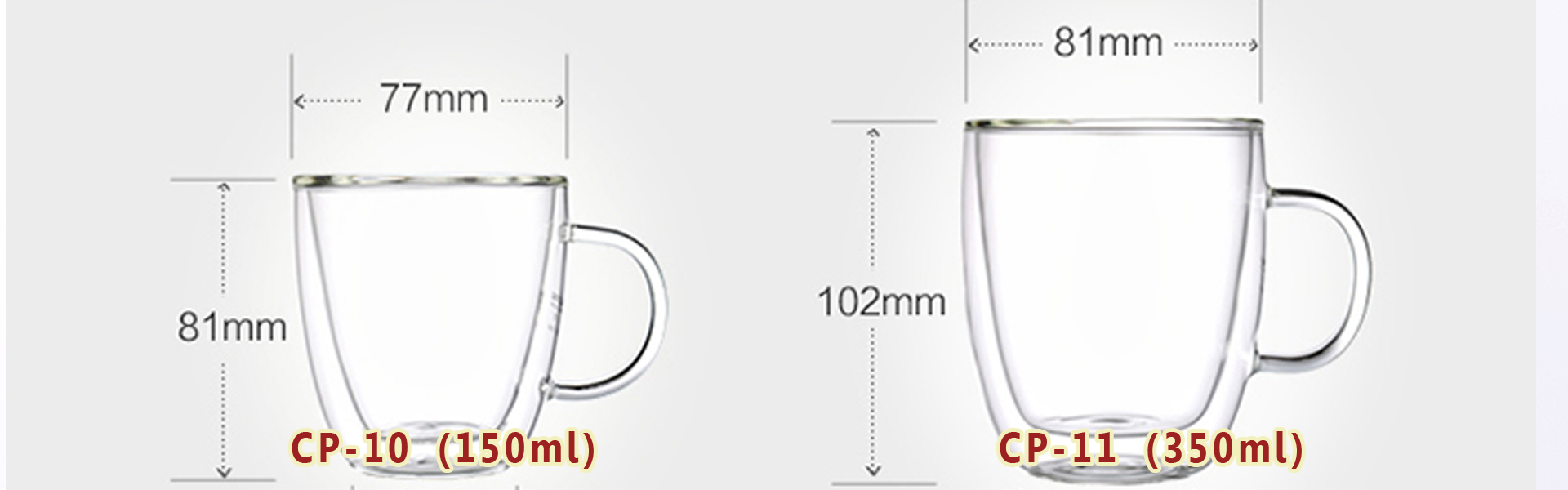 Pour choisir le format de mug souhaité parmi les modèles disponibles, utilisez le sélecteur "Modèle" en haut de page.