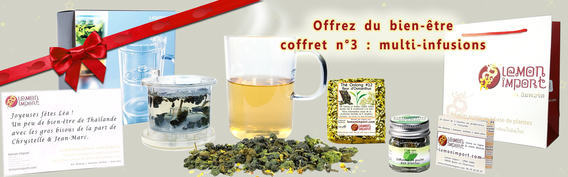 Offrez des moments de bien-être - Multi-infusions - Coffret 3